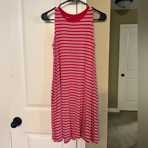 Time AND Tru Sundress. Small. Red & White NWOT. - Picture 1 of 4